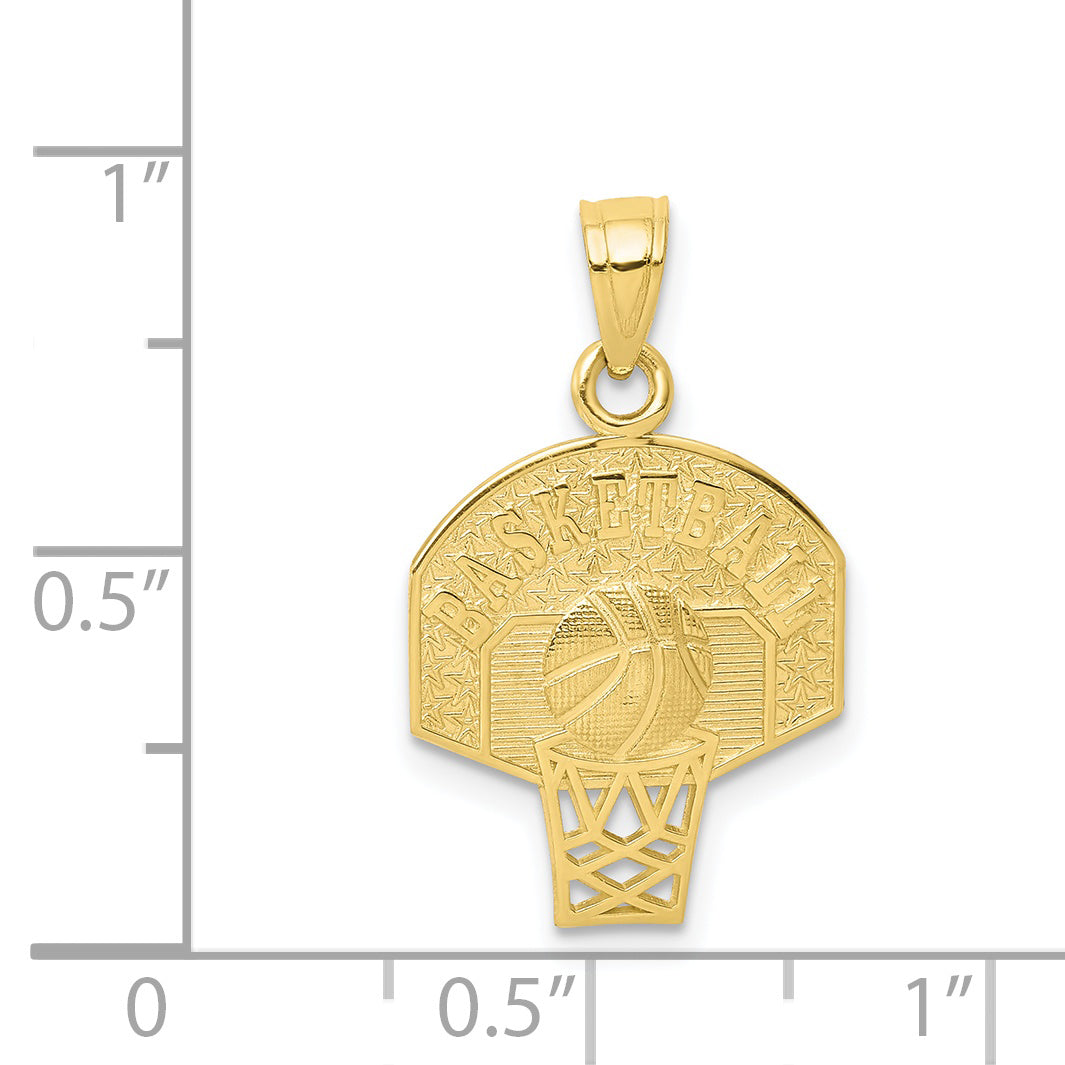 10k Basketball Charm