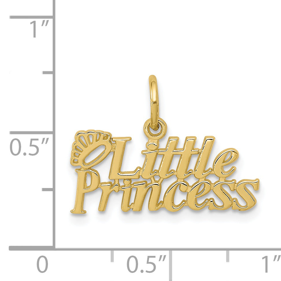10k LITTLE PRINCESS with Crown Charm