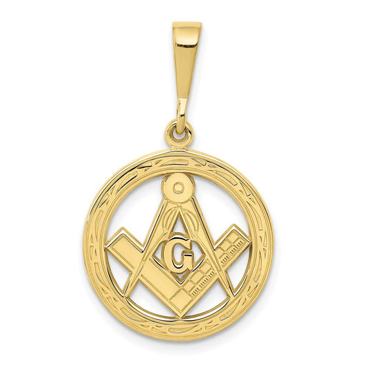 10k Masonic Pendant