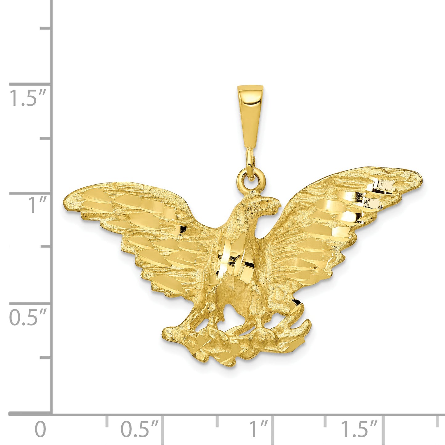 10k Eagle Charm