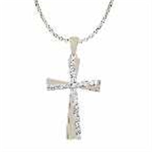LADIES PENDANT 1/5 CT ROUND DIAMOND 10K WHITE GOLD (CHAIN NOT INCLUDED)