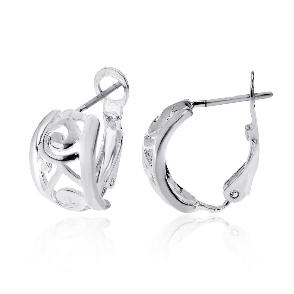 Sterling Silver Designed  Earrings