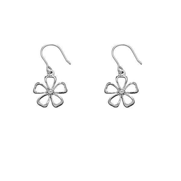 Sterling Silver Daisy Earrings