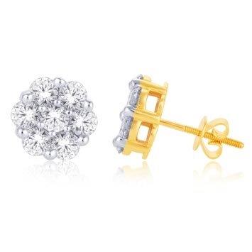 14KTGOLD 1.00CTW EARRINGS