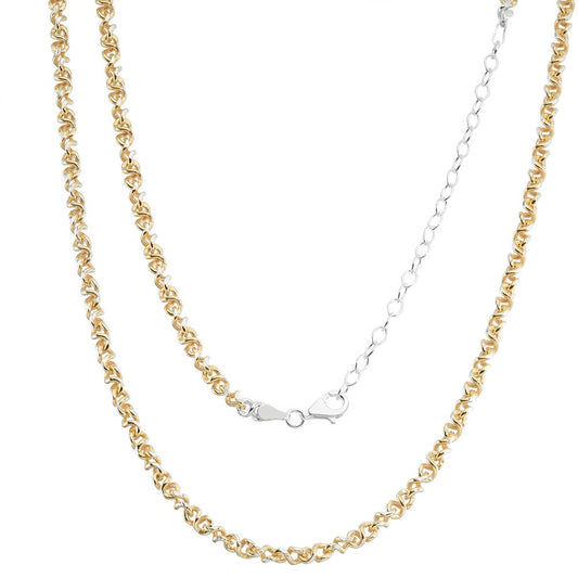 Sterling Silver Infinity Chain - Gold Plated