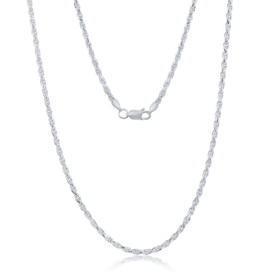 Sterling Silver 2.3MM Rope Chain