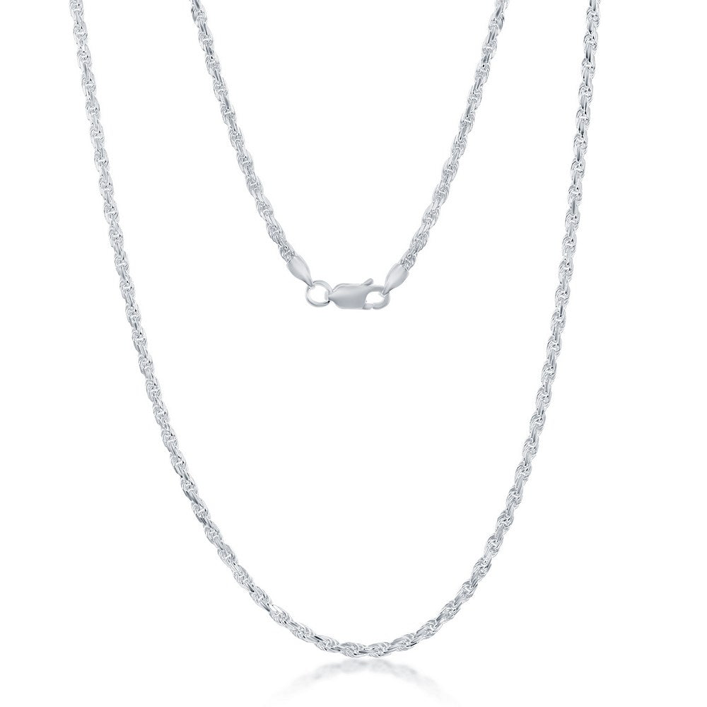 Sterling Silver 2.3MM Rope Chain