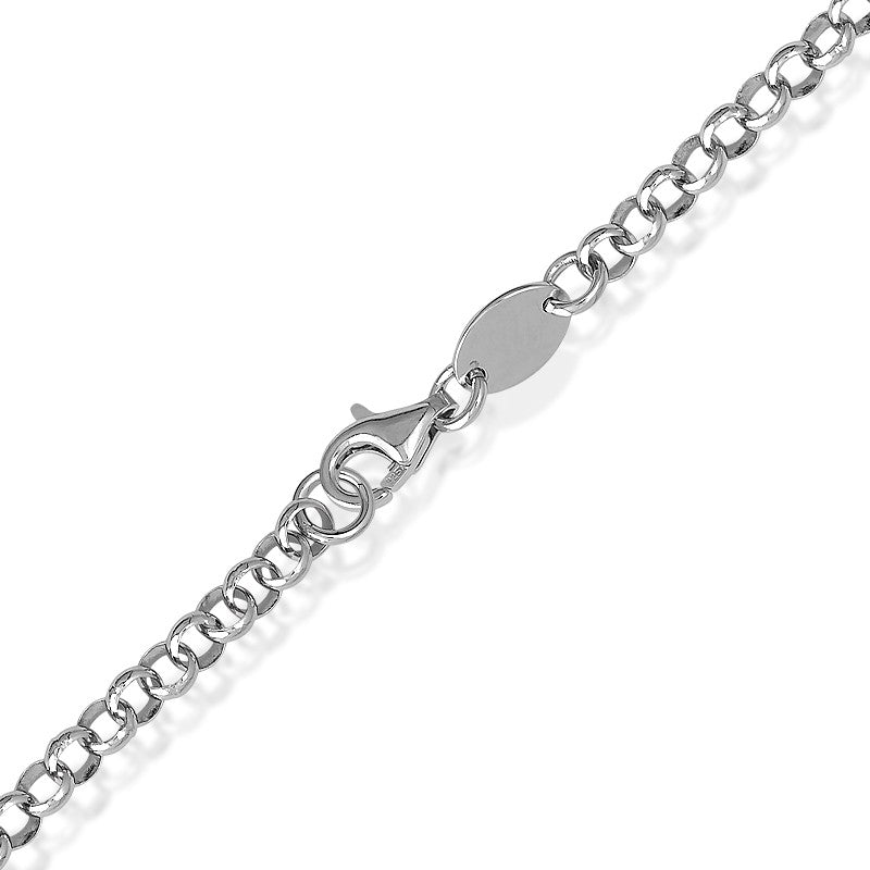 Sterling Silver  Rolo Link Bracelet