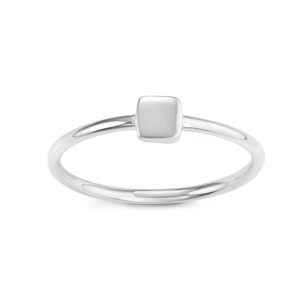 Sterling Silver Small Square Ring