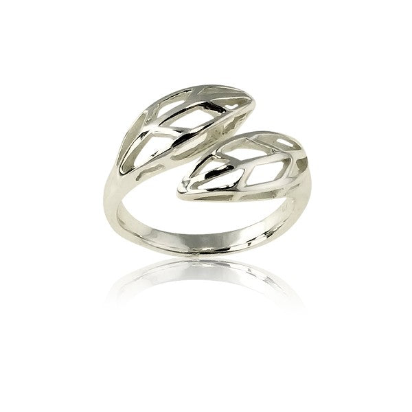 Sterling Silver Leaves Ring