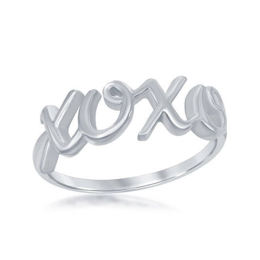 Sterling Silver XOXO Ring