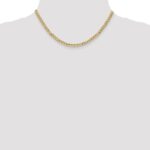10k 4.3mm Semi-Solid Curb Link Chain - Image 4