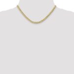 10k 5.25mm Semi-Solid Curb Link Chain - Image 4