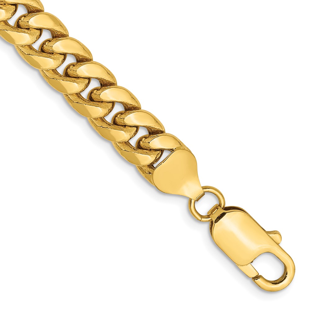 10k 7.3mm Semi-Solid Miami Cuban Chain - Image 1