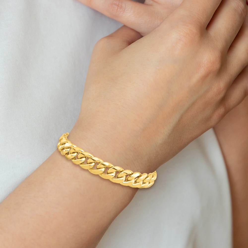 10k 11mm Semi-Solid Miami Cuban Chain - Image 3