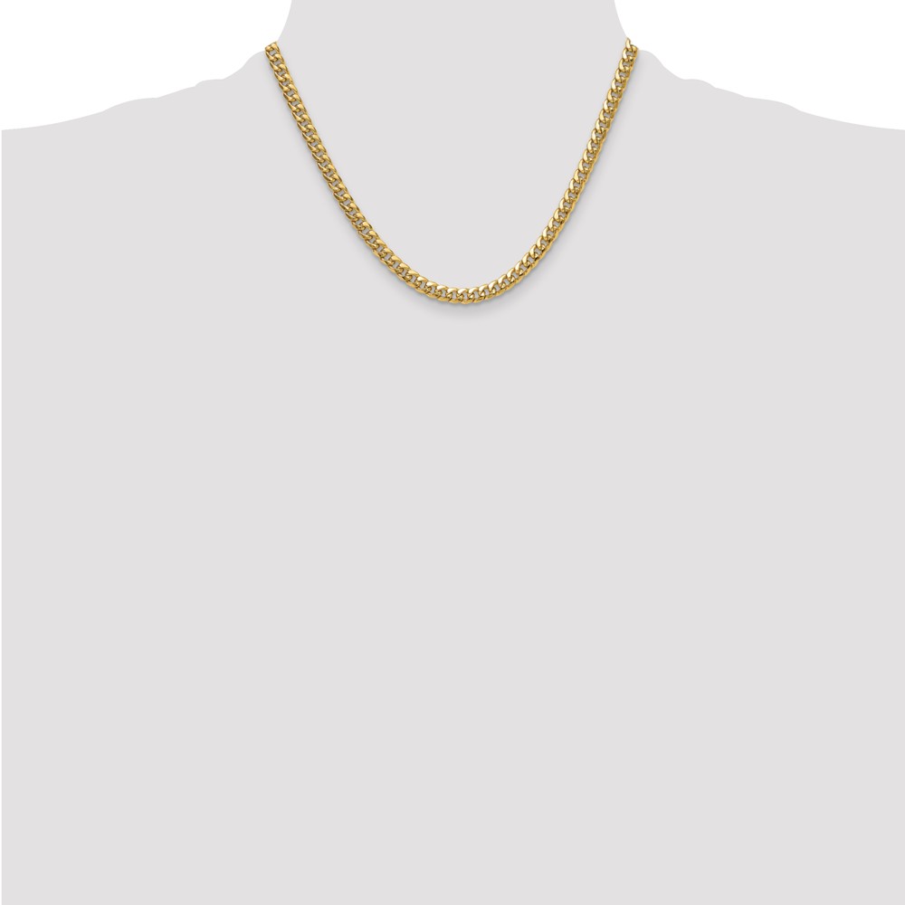 10k 5.25mm Semi-Solid Miami Cuban Chain - Image 4