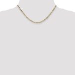 10k 3.5mm Semi-Solid Figaro Chain - Image 4