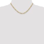 10k 4.2mm Semi-Solid Figaro Chain - Image 4