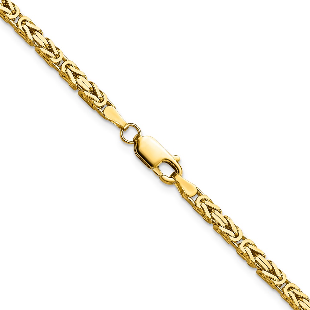 10K 2.5mm Byzantine Chain - Image 3