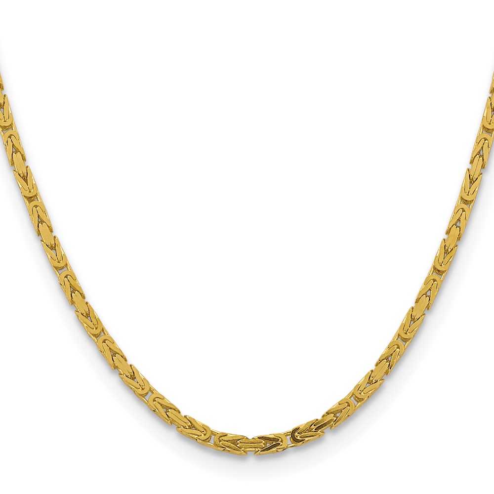 10K 3.25mm Byzantine Chain - Image 2