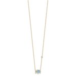 10K Polished CZ Enameled Elephant Necklace - Image 2