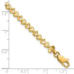 10k Heart Bracelet - Image 5