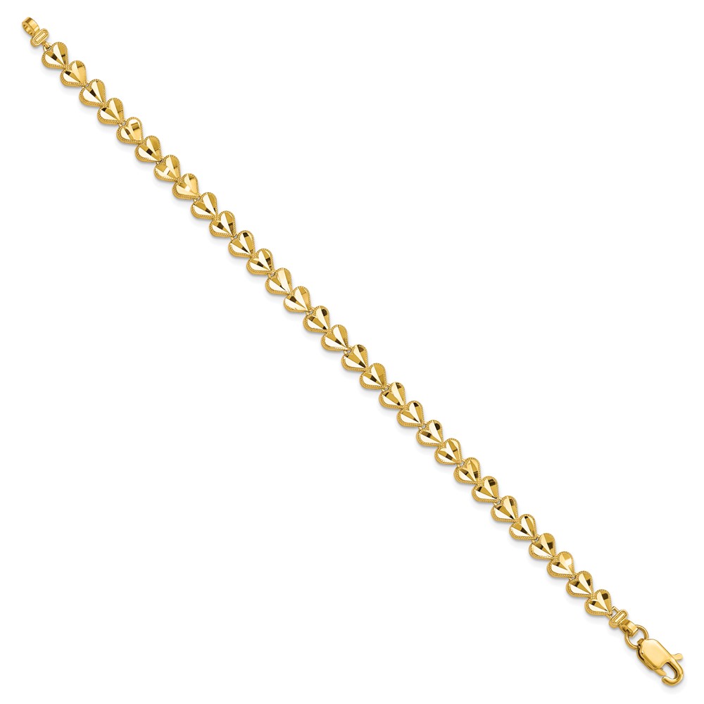 10k HEART Bracelet - Image 2