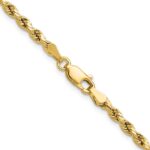 10k 3mm Semi-solid D/C Rope Chain - Image 3