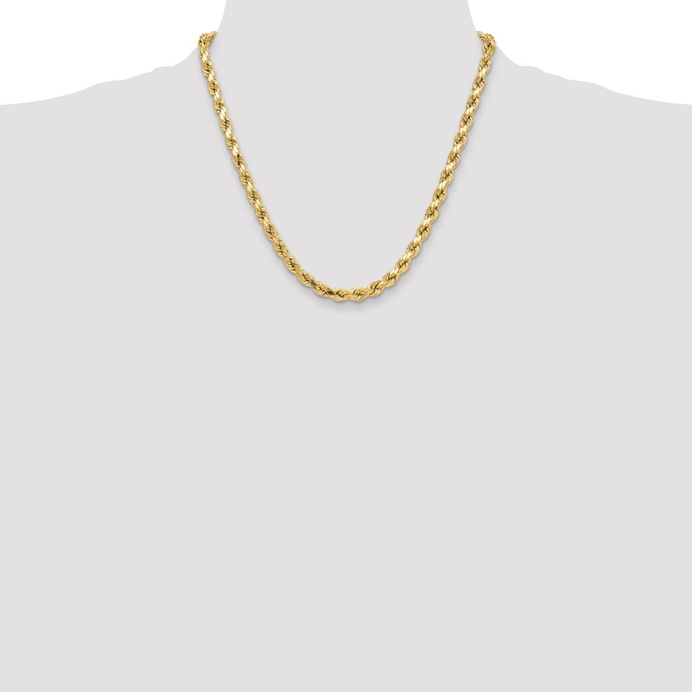 10k 6.5mm Semi-solid D/C Rope Chain - Image 4