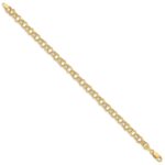 10k Hollow Double Link Charm Bracelet - Image 2