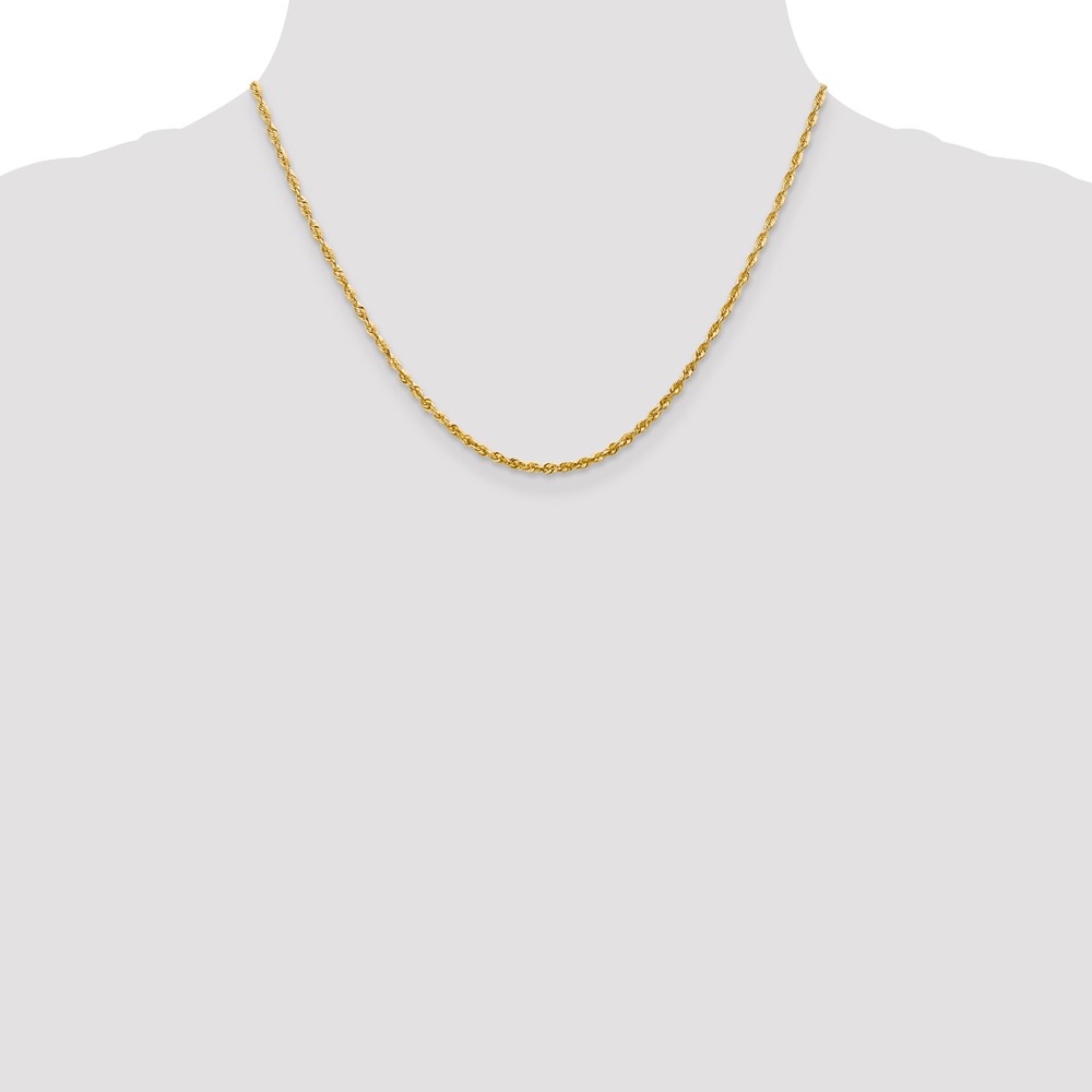 10k 2.25mm Extra-Light D/C Rope Chain - Image 4