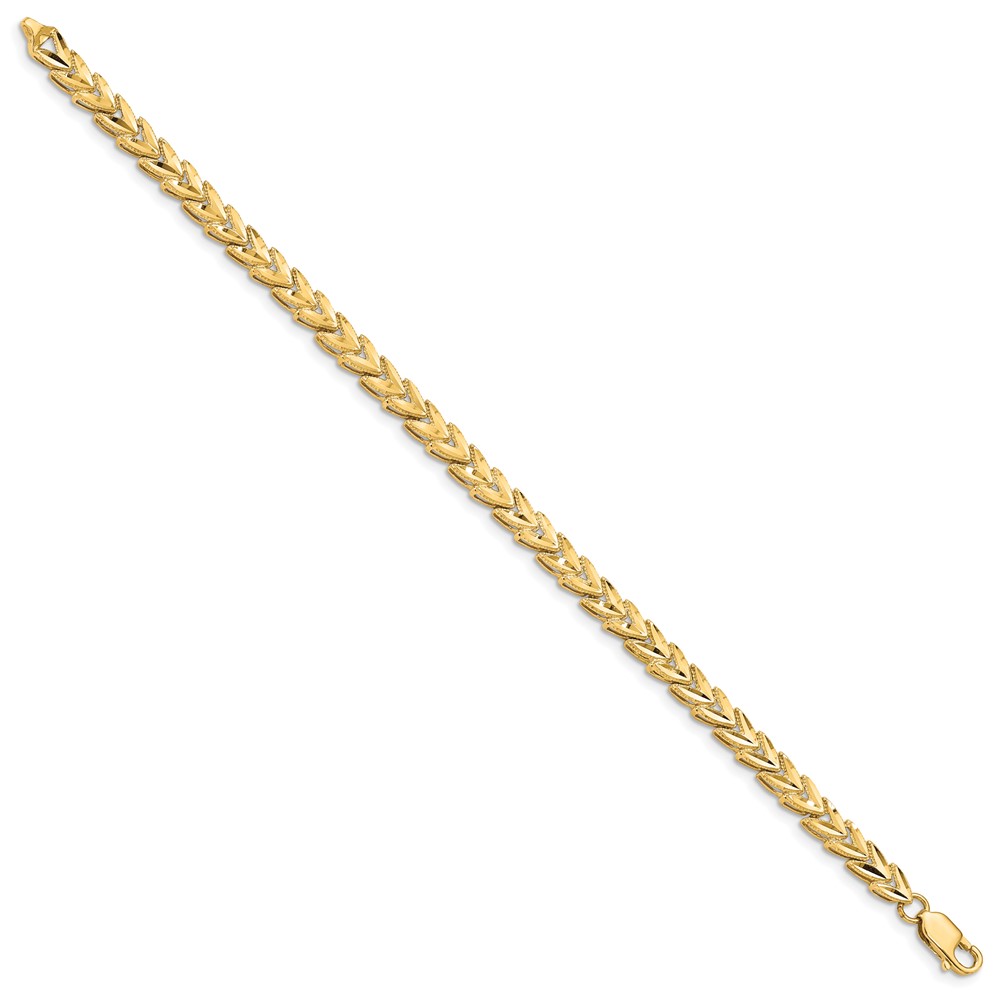 10K Diamond Cut Bracelet - Image 2