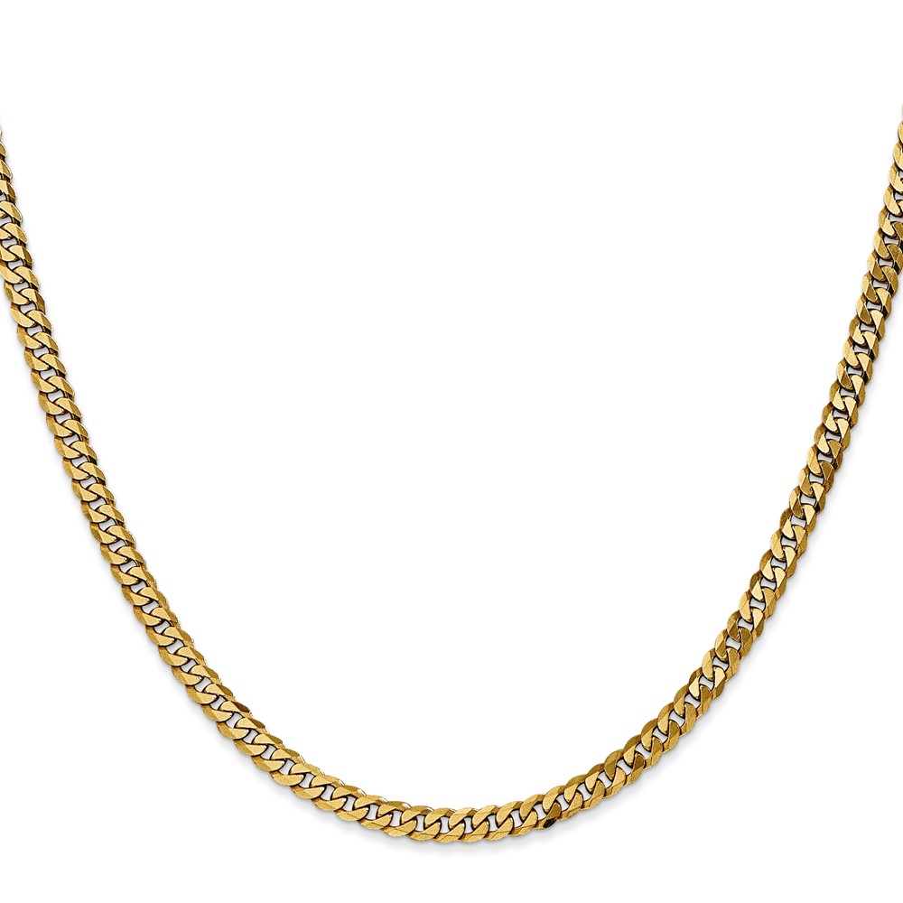 10k 3.9mm Flat Beveled Curb Chain - Image 2