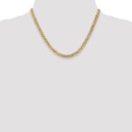 10k 5.75mm Flat Beveled Curb Chain - Image 4