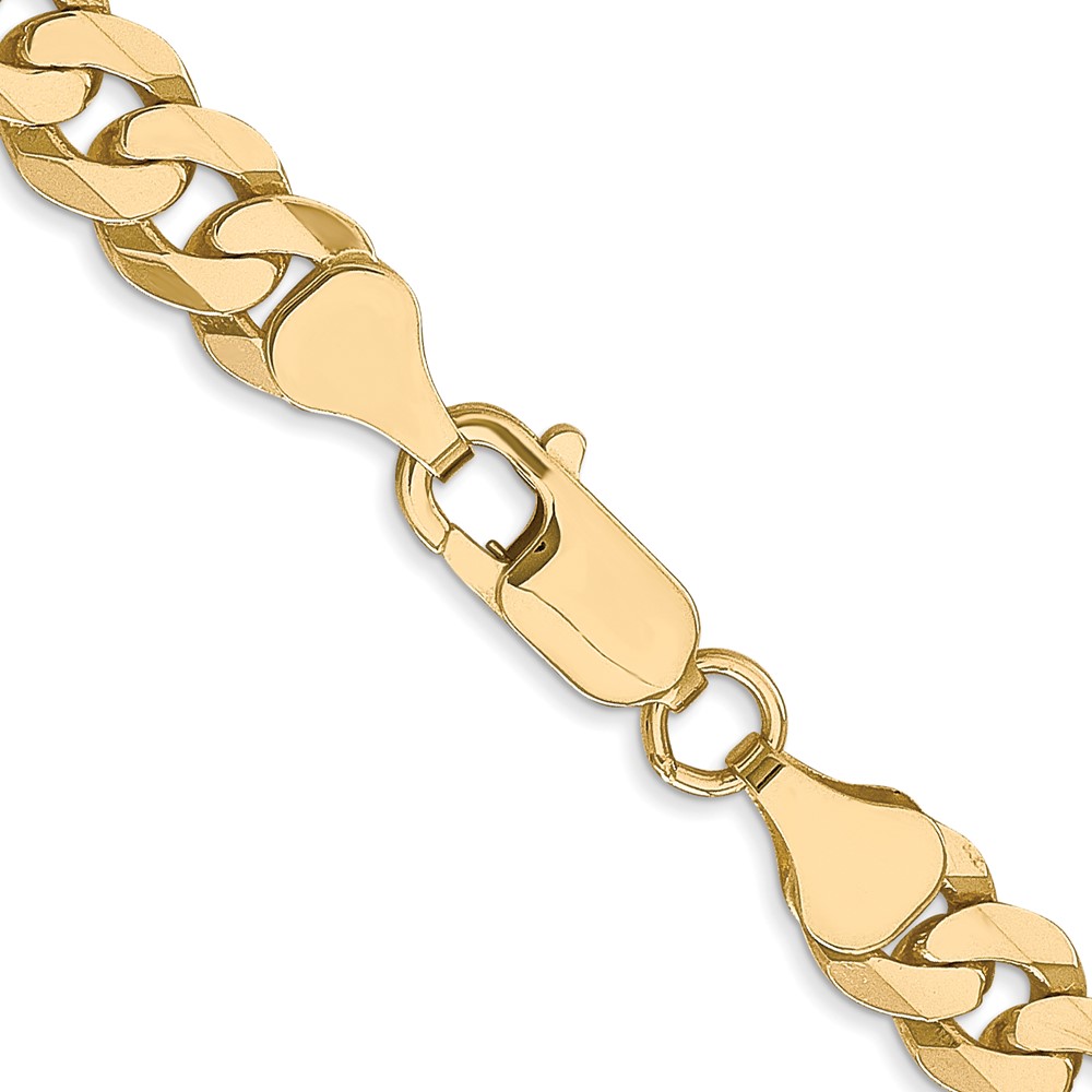 10k 6.75mm Flat Beveled Curb Chain - Image 3