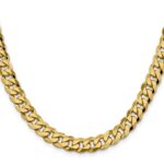 10k 8.25mm Flat Beveled Curb Chain - Image 2