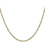 10k 1.75mm Flat Figaro Chain - Image 2