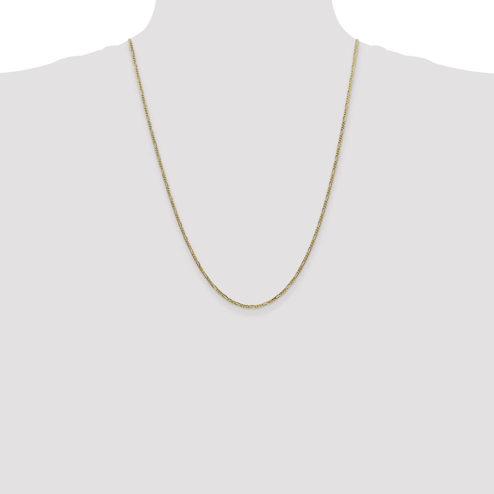 10k 1.75mm Flat Figaro Chain - Image 4
