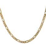 10K 4mm Flat Figaro Chain - Image 2