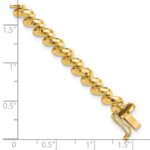 10k Faceted San Marco Bracelet - Image 4