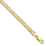 10k 5.8mm Hand-polished Fancy Link Bracelet