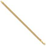 10k 4.5mm Wide Triple Strand Rope Bracelet - Image 3