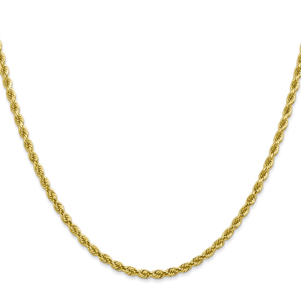 10k 2.75mm Diamond-cut Rope Chain - Image 2