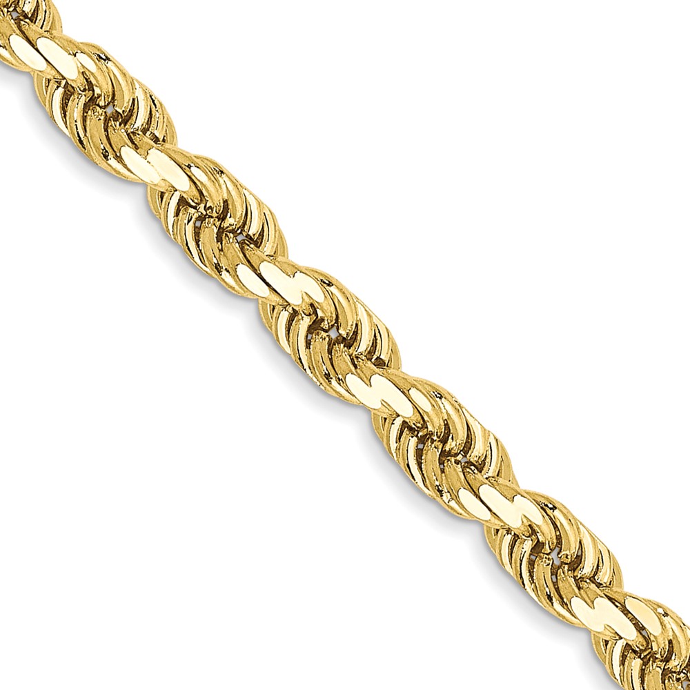 10k 3.5mm Diamond-cut Rope Chain - Image 1