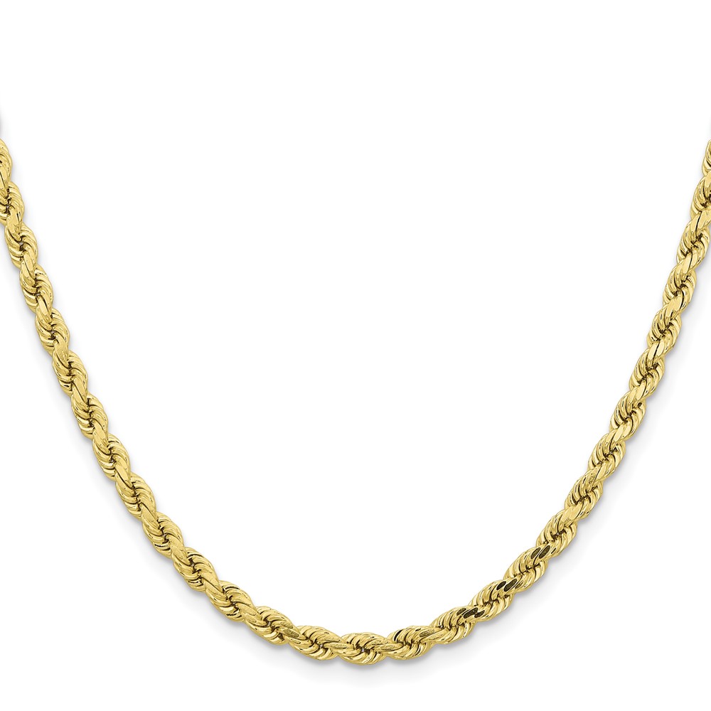 10k 4.25mm Diamond-cut Rope Chain - Image 2