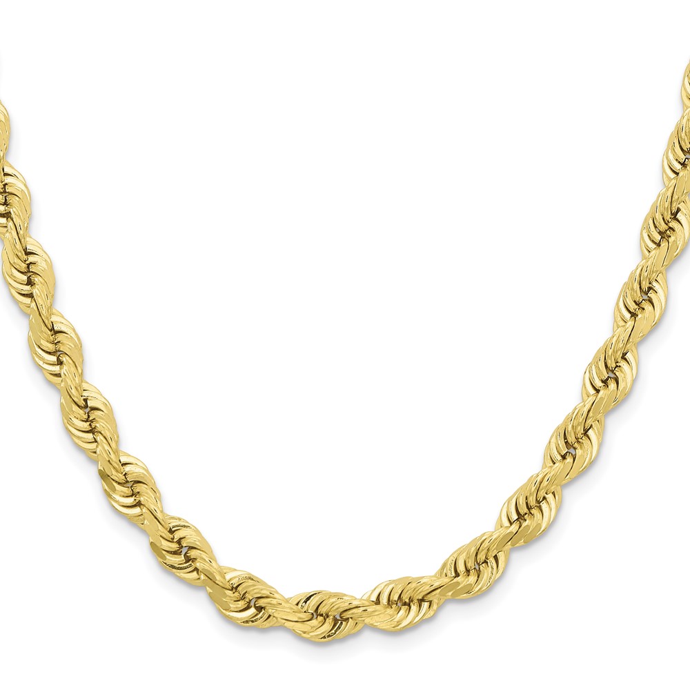 10k 6.5mm Diamond-cut Rope Chain - Image 2
