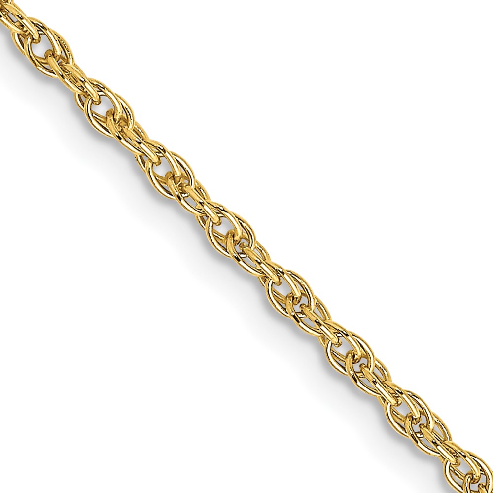 10k 1.55mm Carded Cable Rope Chain - Image 1