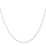 10k .5mm Carded Cable Rope Chain - Image 2