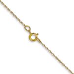 10k .5mm Carded Cable Rope Chain - Image 3