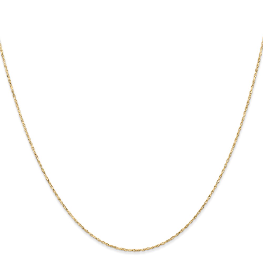 10k .6 mm Carded Cable Rope Chain - Image 2